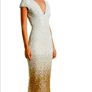 Dress the Population Cece dress. Stretchy, ombré, gorgeous sequins. Sz. Small.